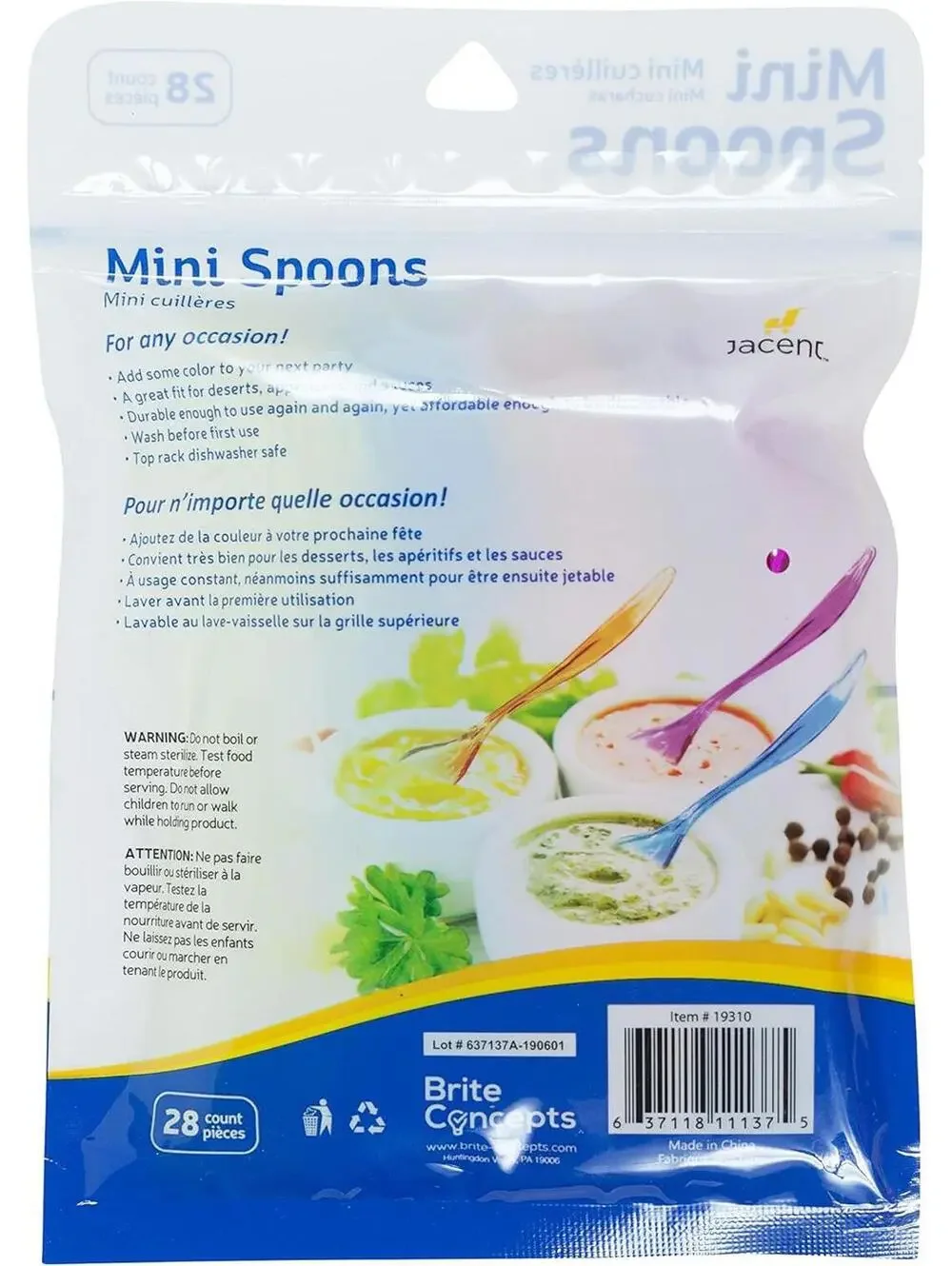 Vibrant Mini Spoons 28-Pack – Party-Ready & Baby-Approved!